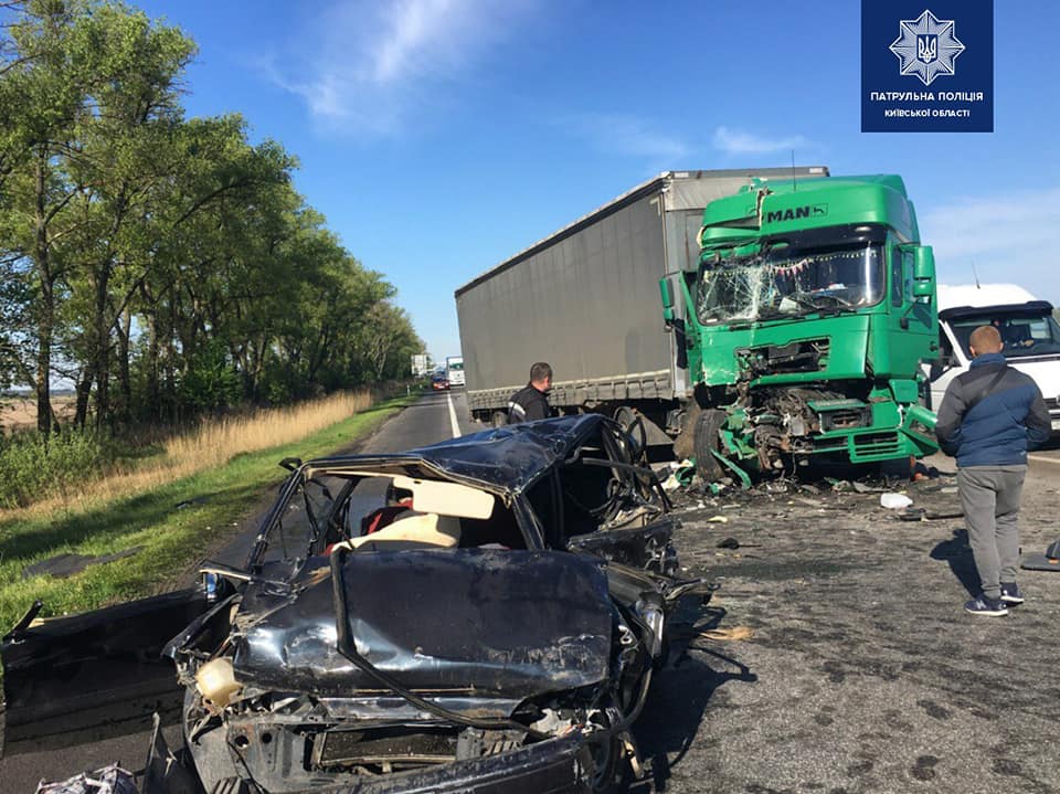 На Киев-Чоп произошло семь аварий