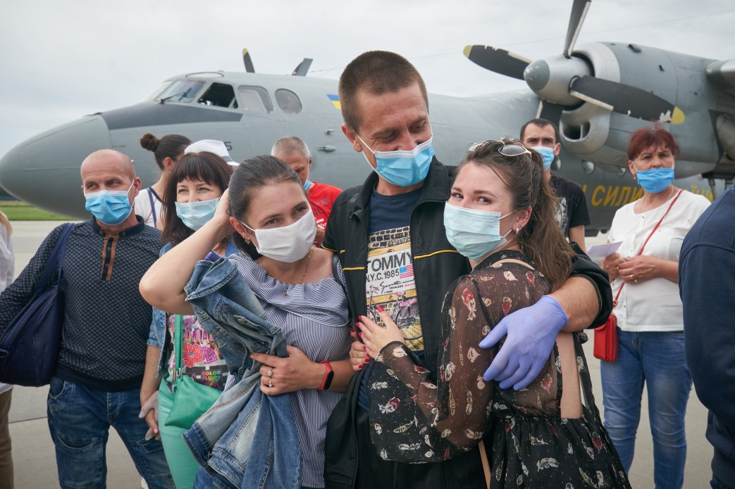 В Борисполь прилетели украинские заложники из Ливии