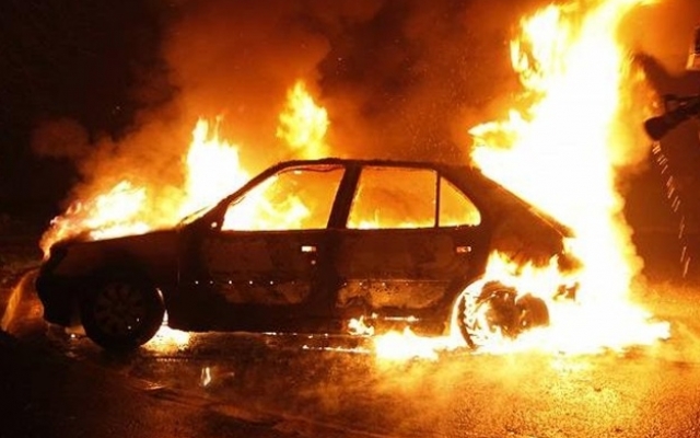 В Софиевкой Боршаговке сгорел автомобиль