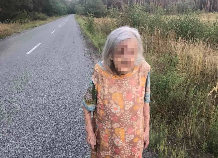 Возле Вышгорода нашли пенсионерку без памяти