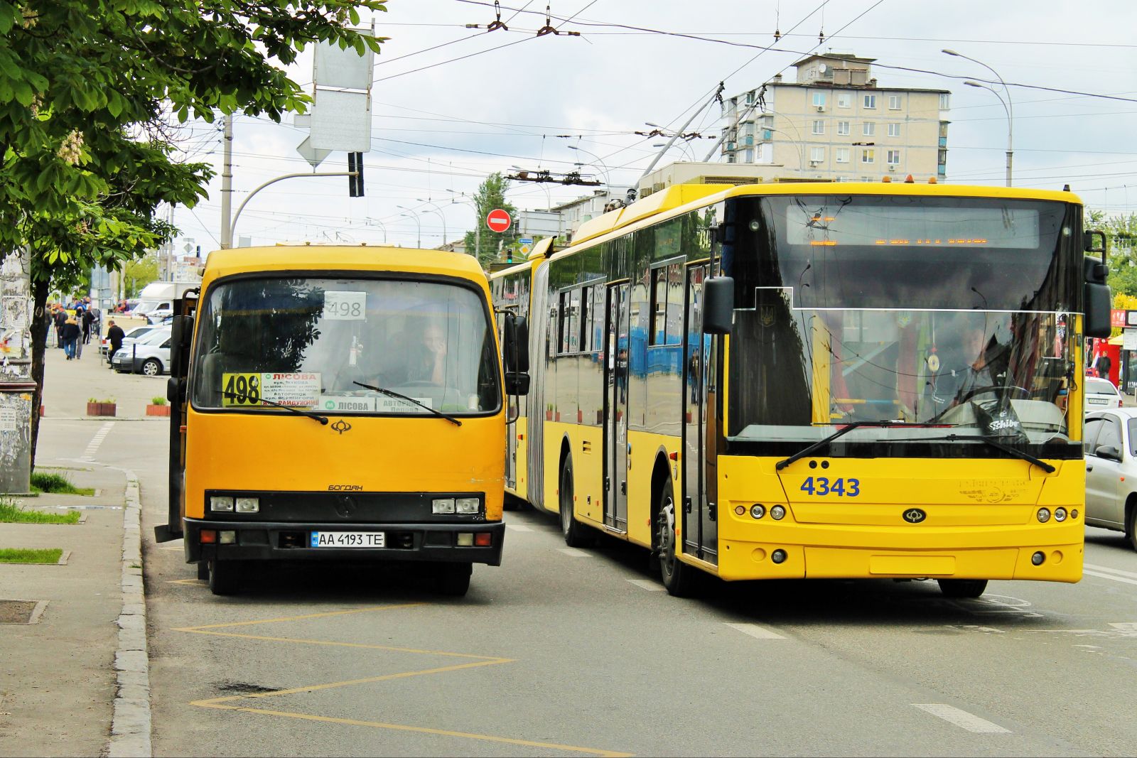 Киевский транспорт работает в спецрежиме