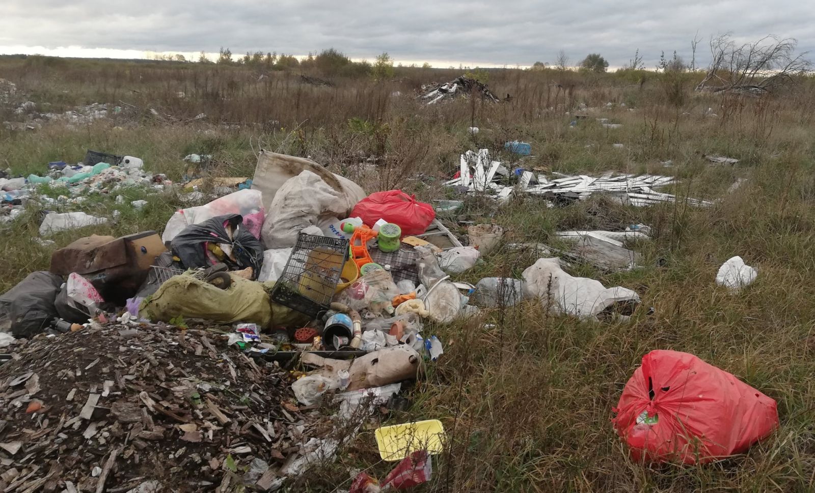 В Бородянском районе мусор сваливается на  берегу реки