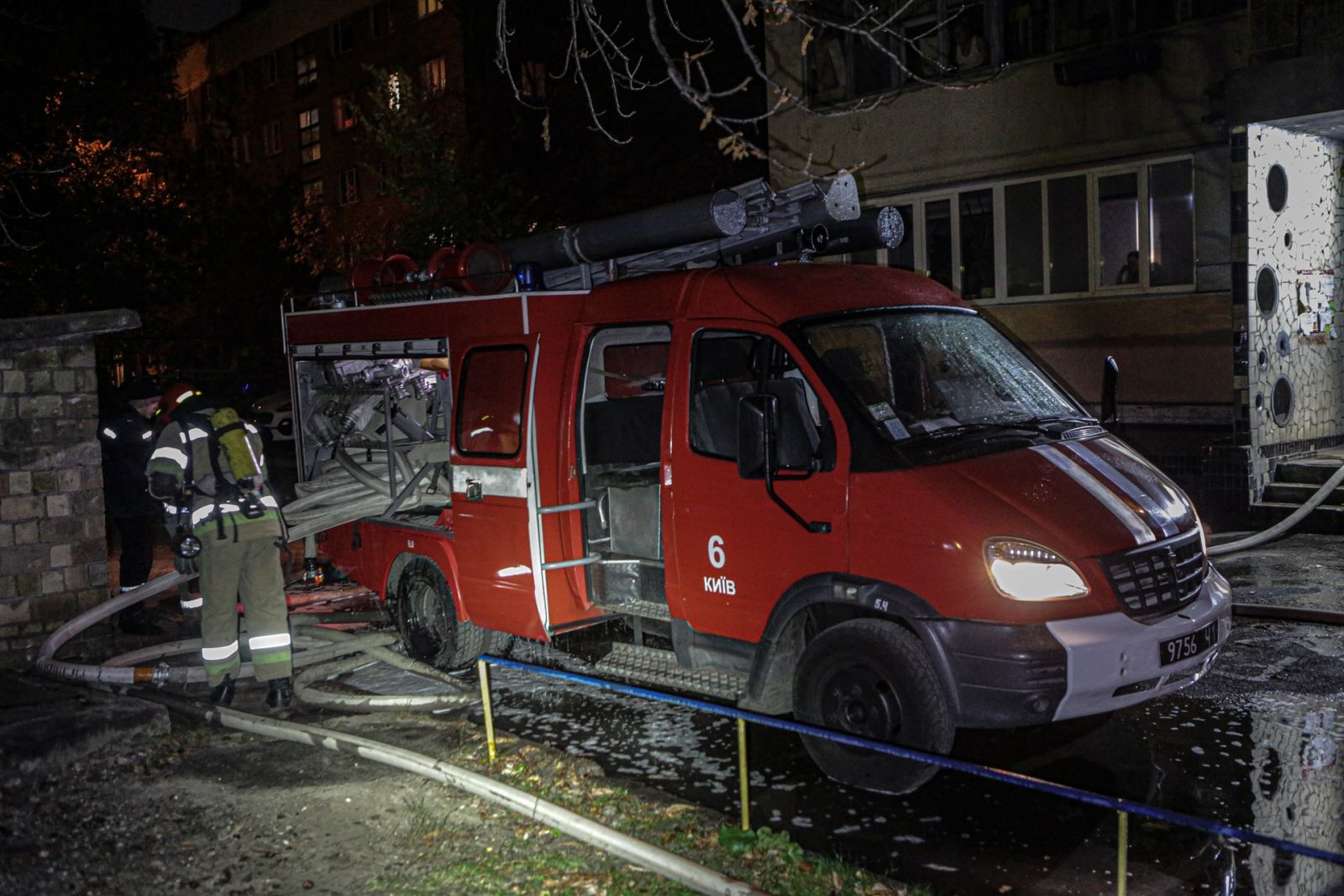 В Киеве во время пожара погиб человек