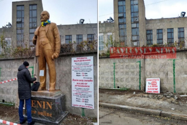 Киевский предприниматель пытался заработать на запрещенном памятнике
