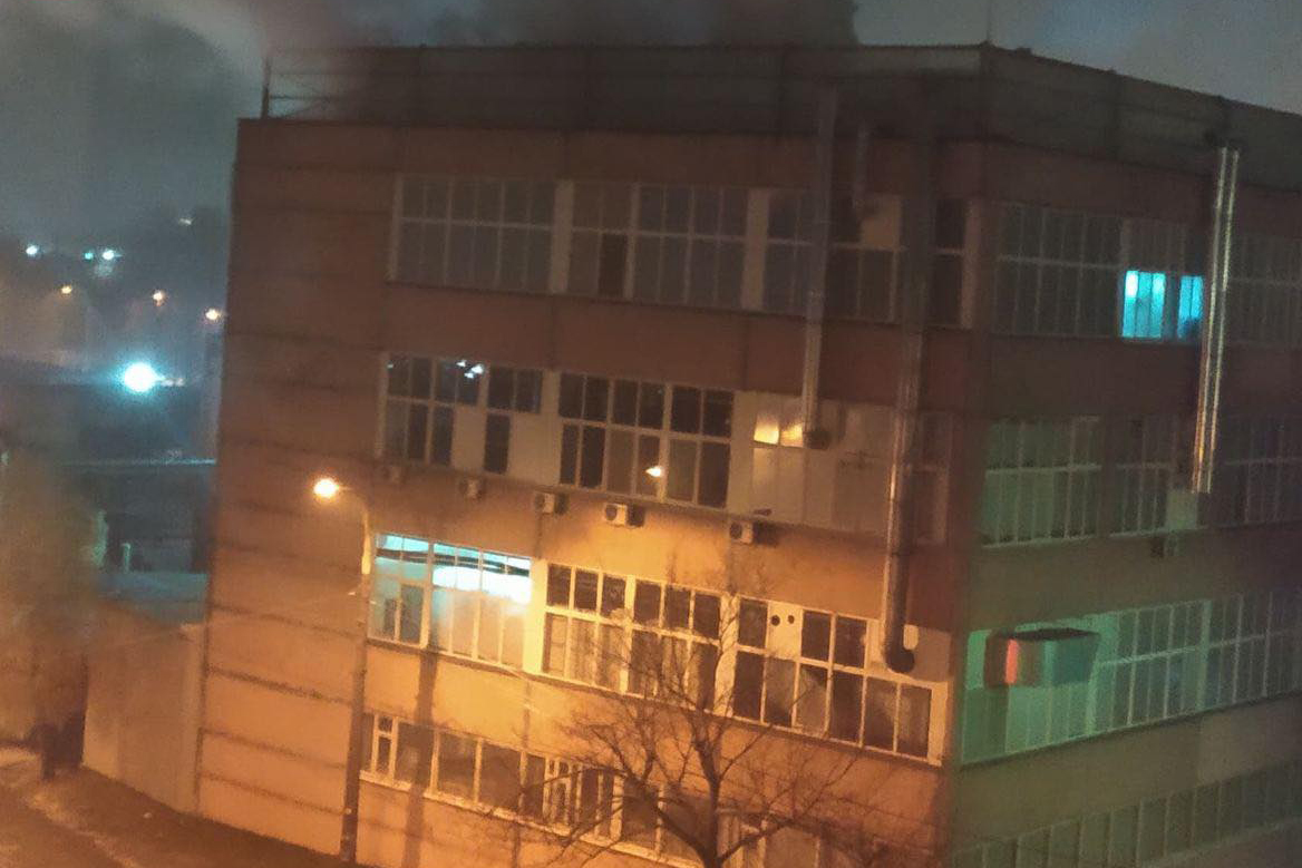 В Киеве горел витаминный завод