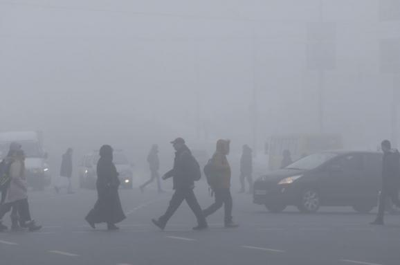 В Киеве будет сильный туман