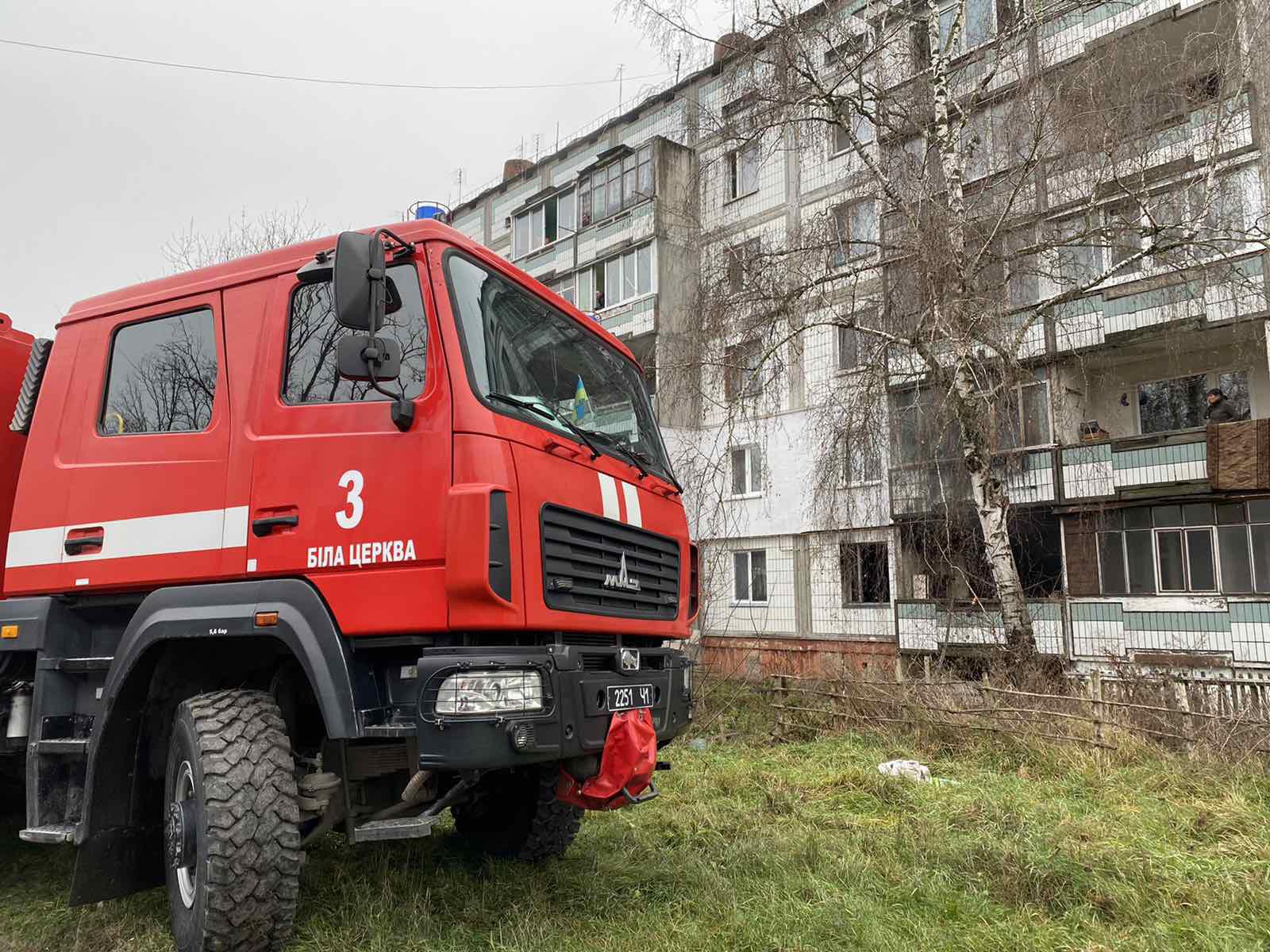 В Белой Церкви пожарные спасли трех человек
