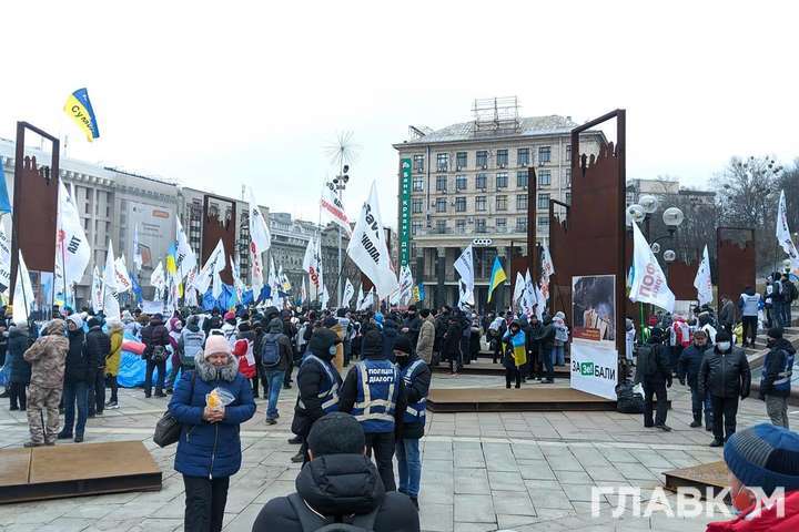 В Киеве продолжаются протесты