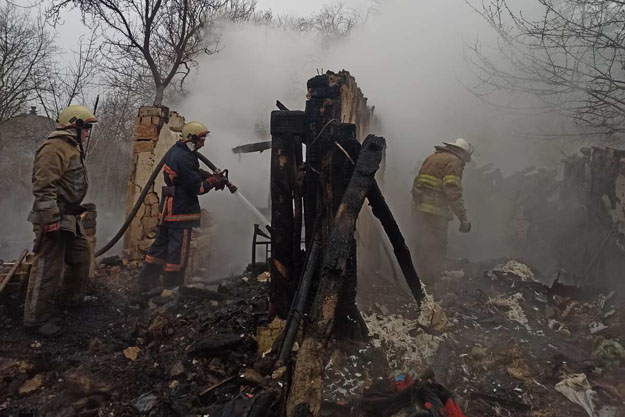 Под Киевом пожар уничтожил жилой дом