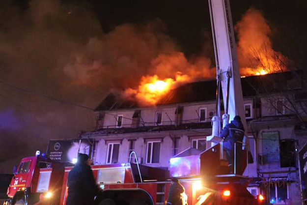 В Дарницком районе – масштабный пожар