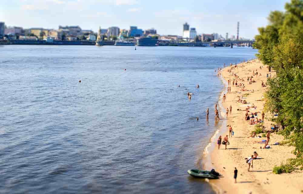 Девять киевских пляжей претендуют на получение международной экологической награды “Голубой флаг”