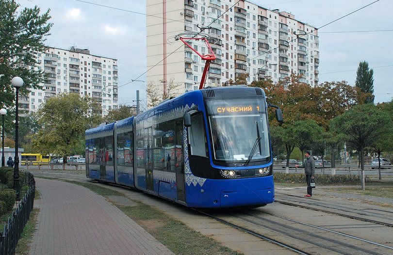 В Киеве трамвайный маршрут соединит вокзал и Дворец спорта