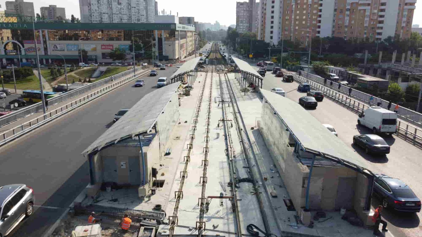 В Киеве на ремонт станции скоростного трамвая “Индустриальная” планируют потратить 26 миллионов гривен