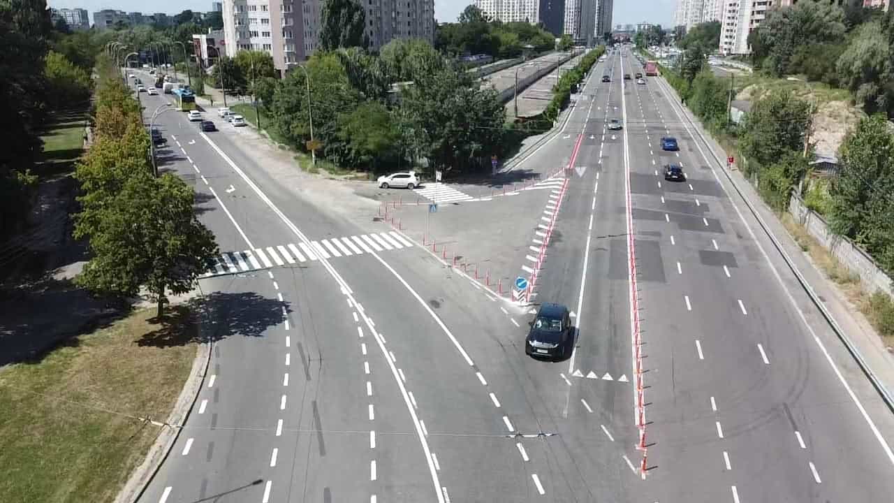 В Голосеевском районе Киева изменена схем дорожного движения