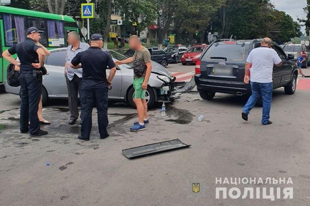 В Вышгороде водитель потерял сознание за рулем и сбил велосипедиста