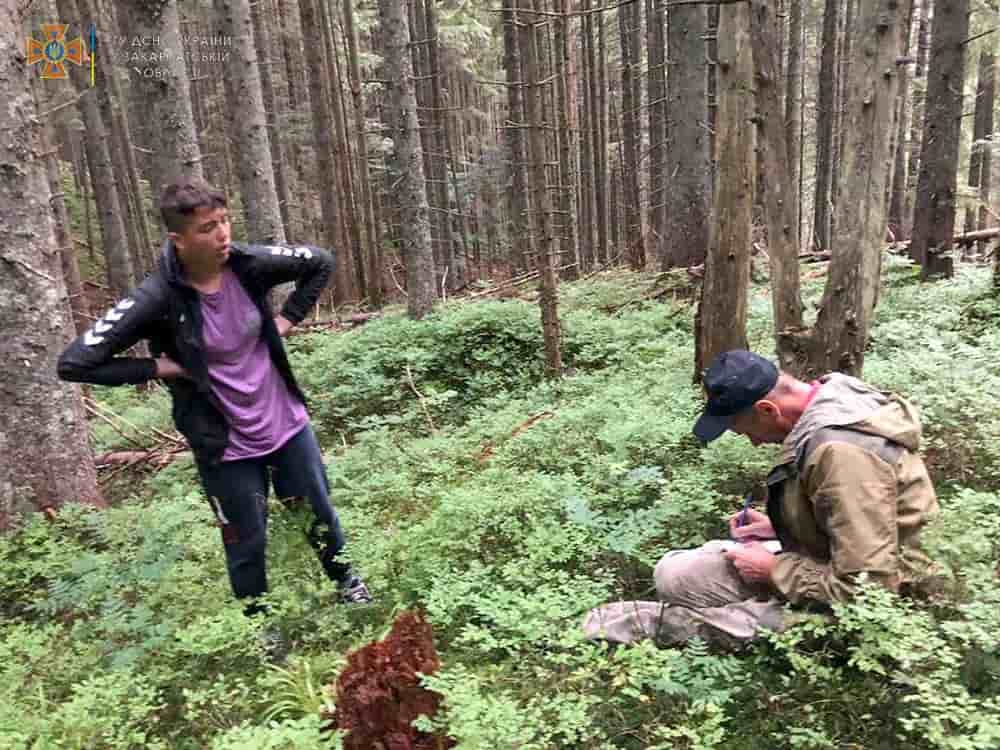 Киевский подросток заблудился в Карпатских горах