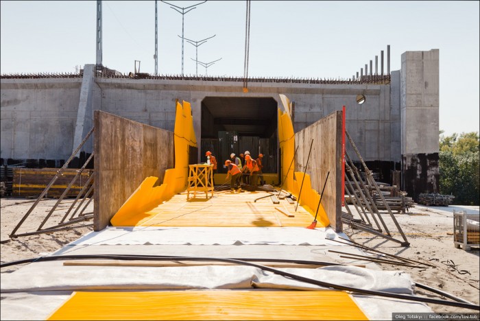 В Киеве начали строить тоннели метрополитена на Троещину