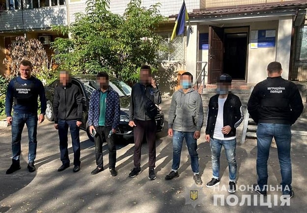 В Киеве задержаны девять иностранцев, которые незаконно пребывают на территории Украины