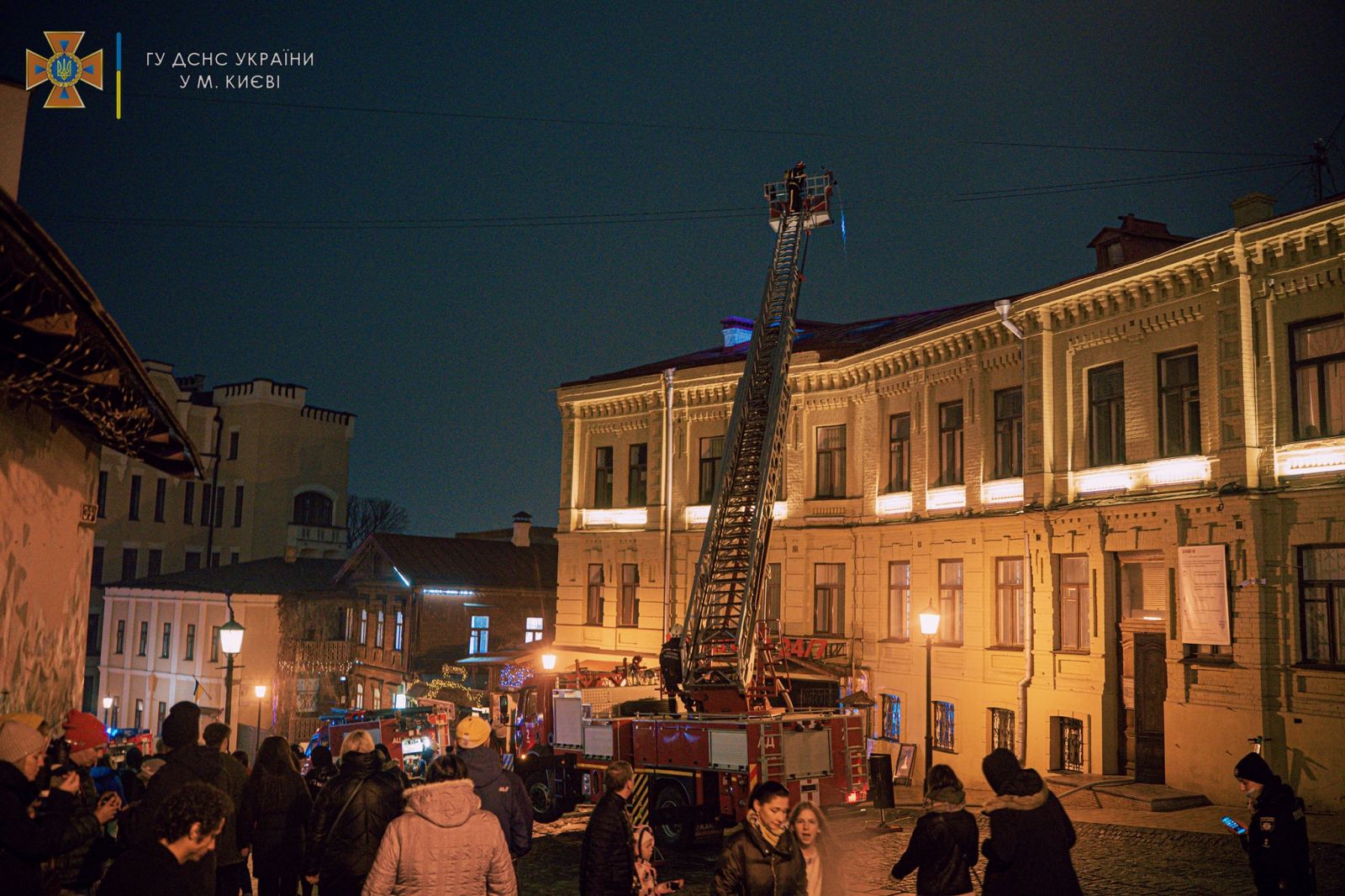 В Подольском районе Киева горел ресторан