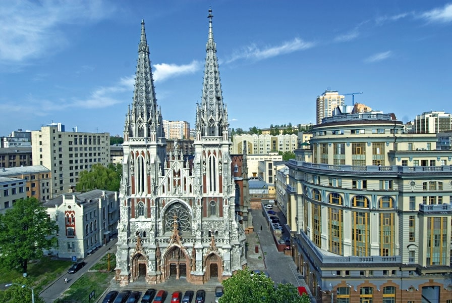 В Киеве освящен костел Святого Николая. День в истории