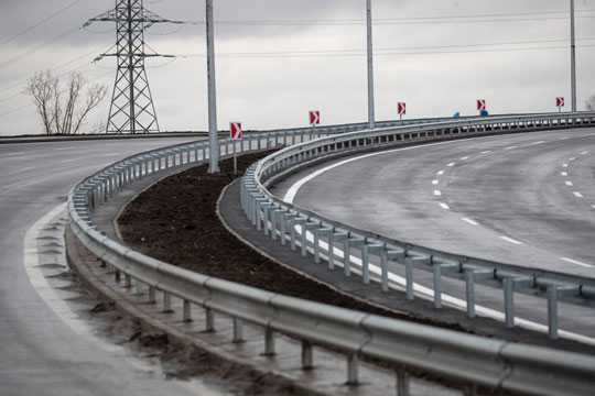 В Киеве на кольцевой дороге открыли участок длиной 1,2 километра