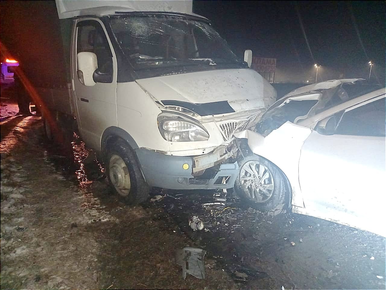 В Бориспольском районе в ДТП пострадала женщина-пассажир такси (фото)