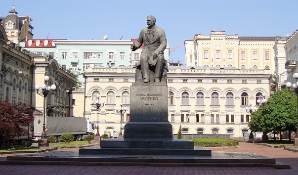 В столице установили памятник композитору Лысенко. Киев в ХХ веке