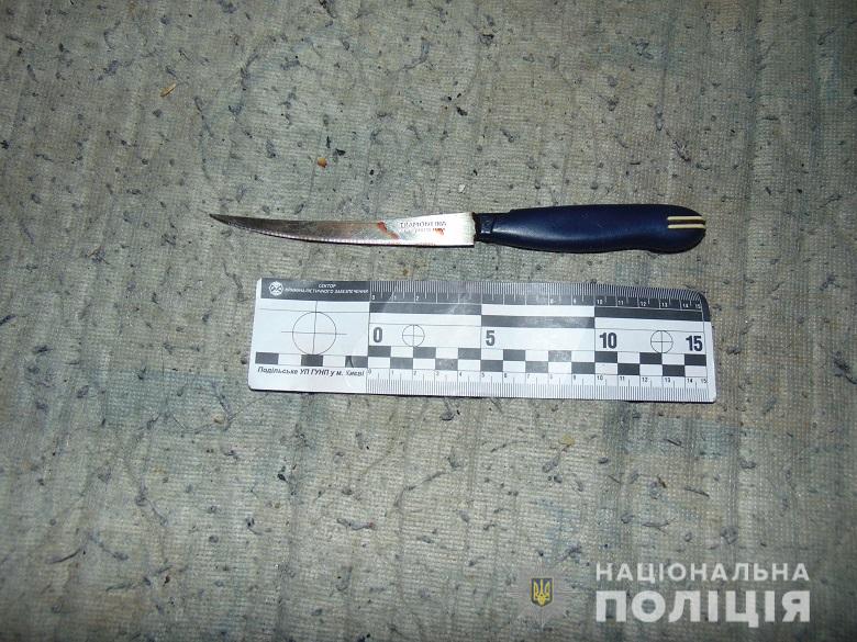 В Киеве ранее судимый гражданин ударил ножом собутыльника