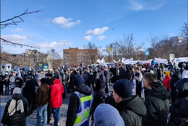 В Киеве прошел митинг, участники которого требовали провести расследование гибели людей на Евромайдане