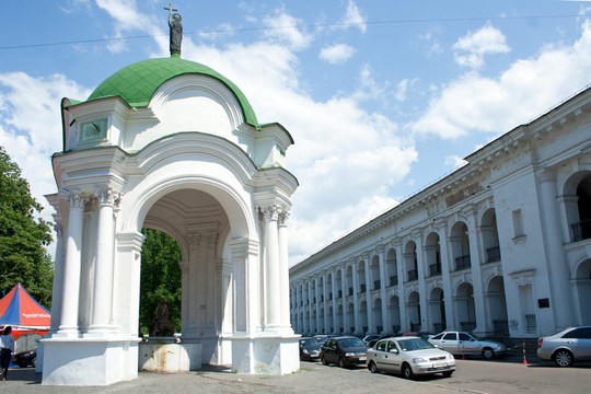 В Киеве устанавливают защитные конструкции для памятников культурного наследия