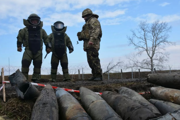 На территории Киевской области выявлено более 3,1 тысячи взрывоопасных предметов
