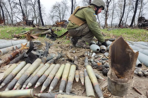 В Киевской области выявлено около 30 тысяч взрывоопасных предметов