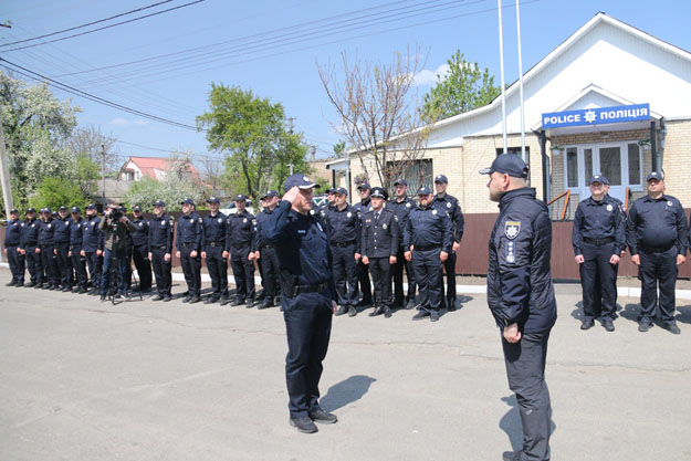 В Бородянке открыли новое отделение полиции вместо разрушенного войсками РФ (фото, видео)