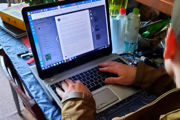 В Киеве сотрудники СБУ задержали бывшего военного за размещение незаконных постов в сети Интернет