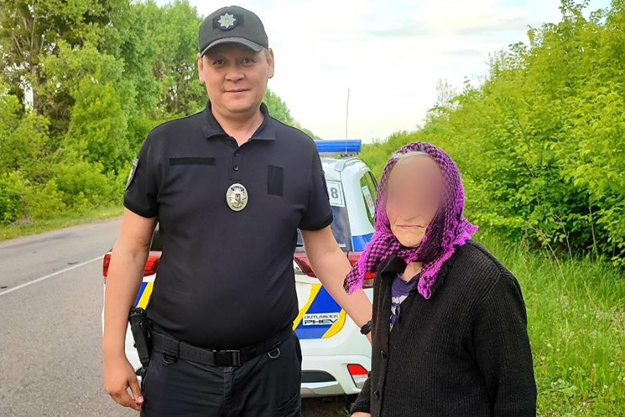 В Киевской области полицейские разыскали пропавшую 75-летнюю женщину