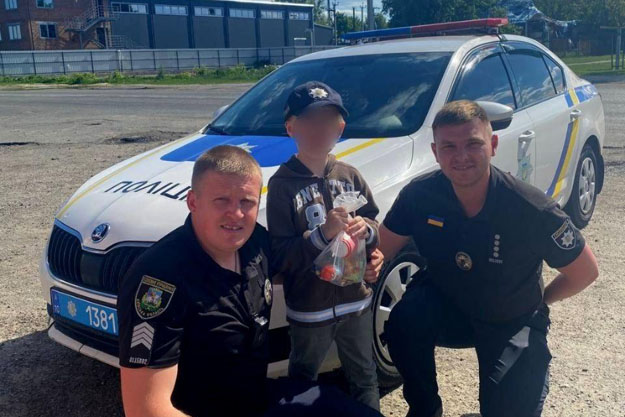 Полицейские Вышгородского района разыскали 7-летнего потерявшегося ребенка