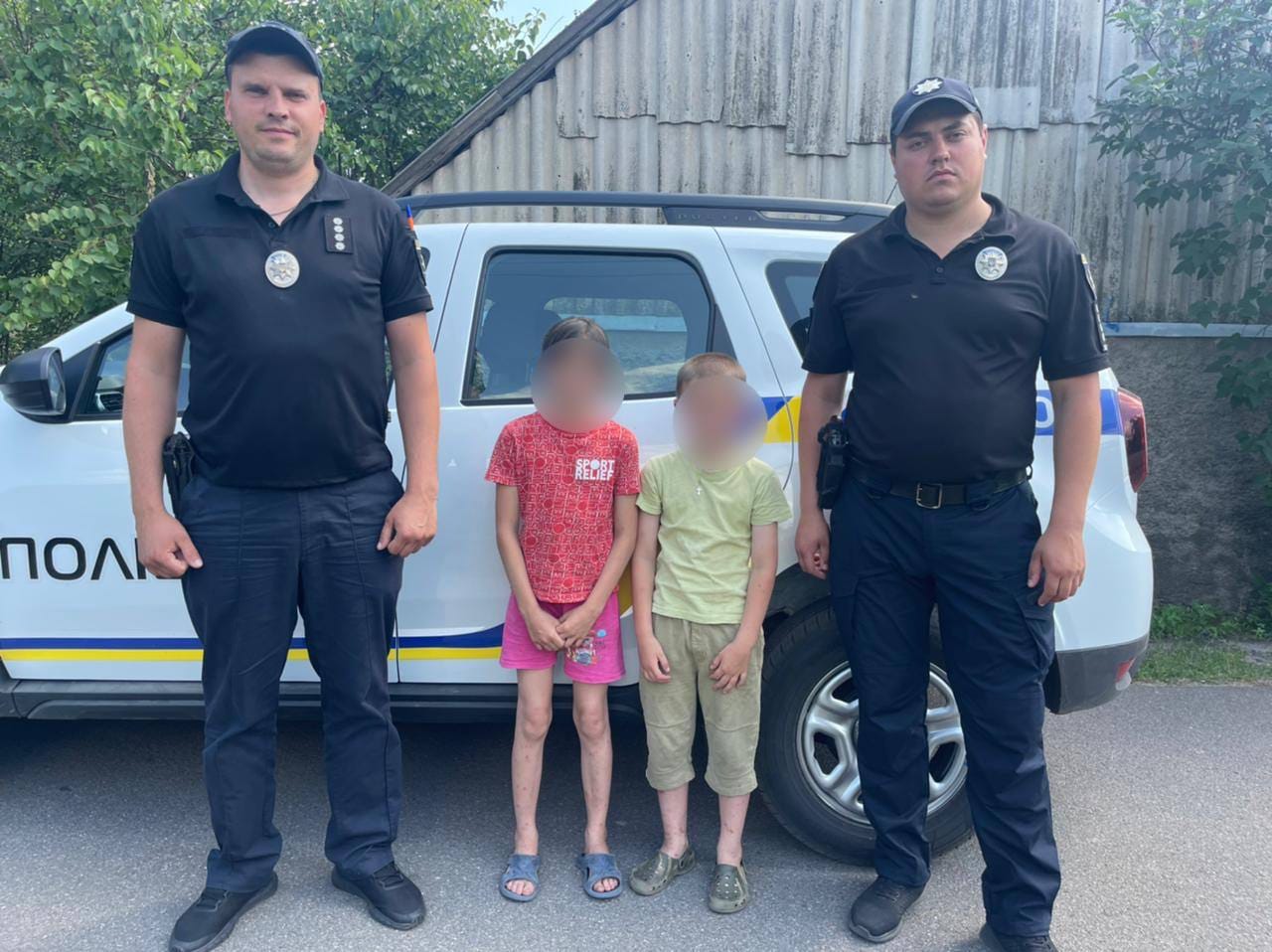 В Київській області поліціянти розшукали зниклих дітей