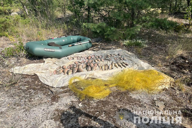 У Вишгородському районі схопили бракон’єра. Збитки від незаконного вилову склали 120 тисяч гривень