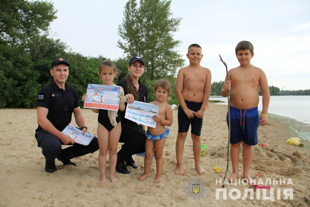 Правоохоронці Київської області проводять рейди по зонам відпочинку біля водоймищ 