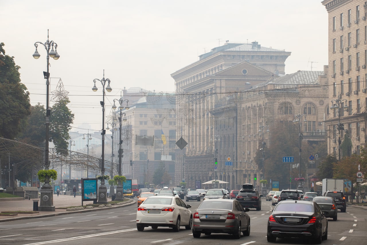 У Києві через пожежі в області спостерігається погіршення якості повітря