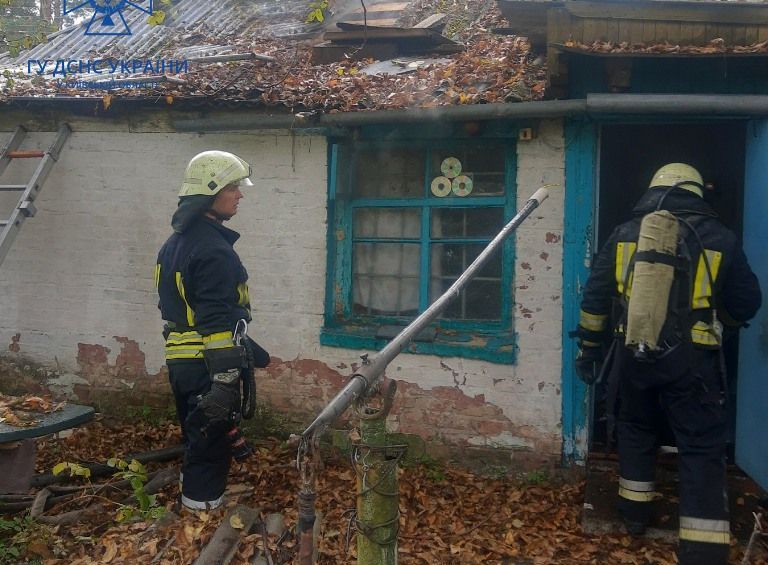 В Киевской области загорелся дом, погиб мужчина