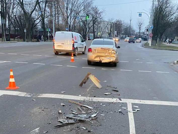 В Борисполе пьяный водитель устроил ДТП и сбежал