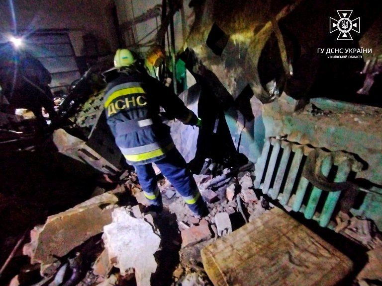 В Борисполе взрывом разрушена котельная