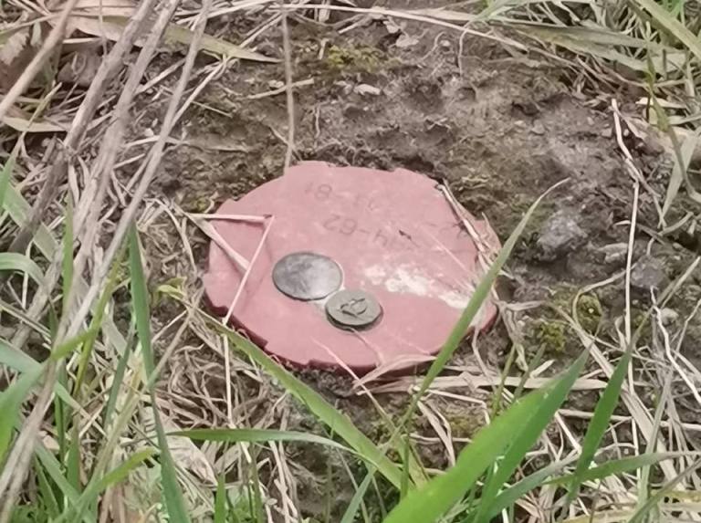 В селе под Киевом нашли противотанковую мину оккупантов