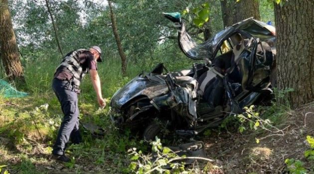 На Київщині авто зіткнулось з деревом: водійка загинула (фото)