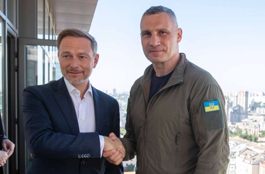 Виталий Кличко встретился с министром финансов Германии Линднером