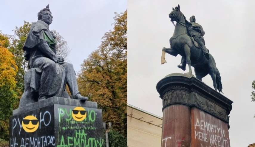 В Минкульте объяснили, почему в Киеве не снесли памятники Пушкину и Щорсу
