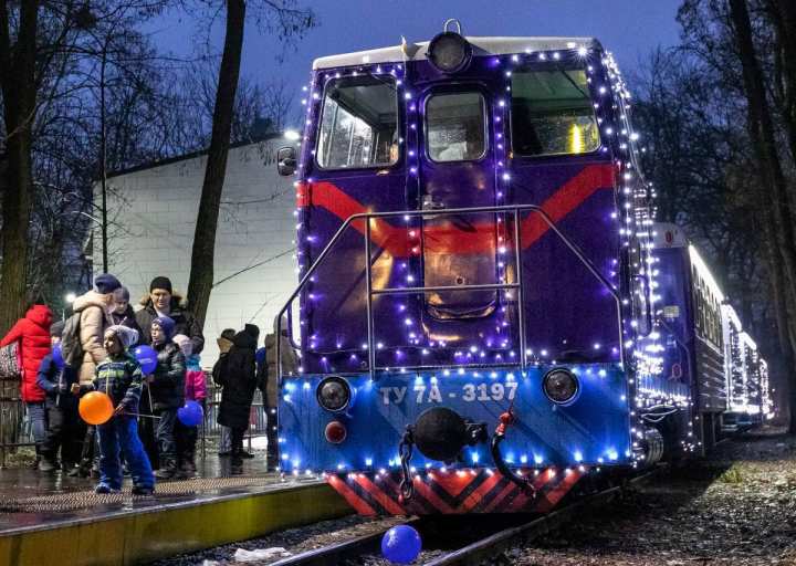 Киевская детская железная дорога закрывает сезон