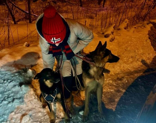 Київські патрульні повернули господині загублених собак