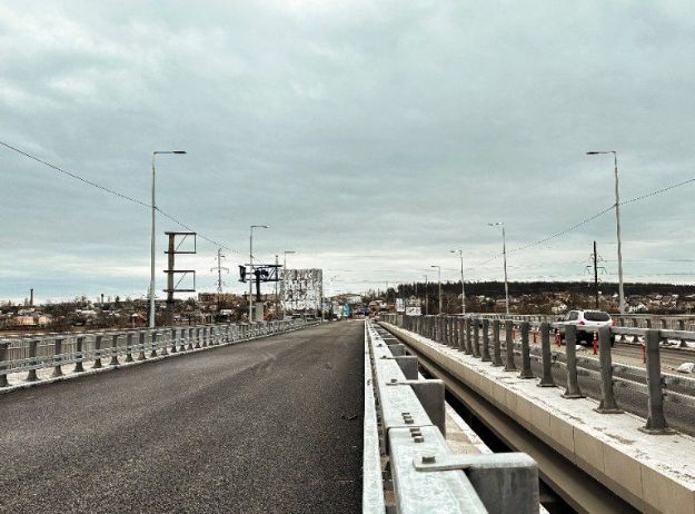 Возле Гостомеля полностью открыли мост через реку Ирпень